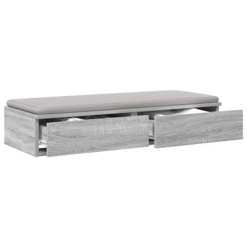 Bettschubladen Sonoma-Grau 90 x 36,5 x 16,5 cm Holzwerkstoff