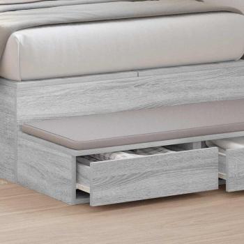 Bettschubladen Sonoma-Grau 90 x 36,5 x 16,5 cm Holzwerkstoff