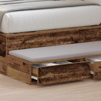 Bettschubladen Altholz 90 x 36,5 x 16,5 cm Holzwerkstoff