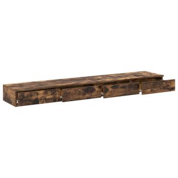 Bettschubladen Geräucherte Eiche 180 x 36,5 x 16,5 cm