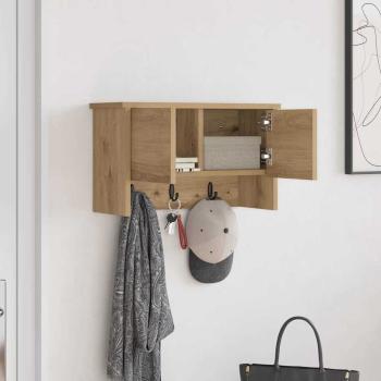Wandmontierter nachttisch Wandhalterung Artisan-Eiche
