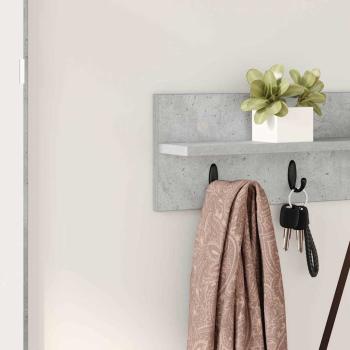 Wandmontierter nachttisch Wandhalterung Beton Grau
