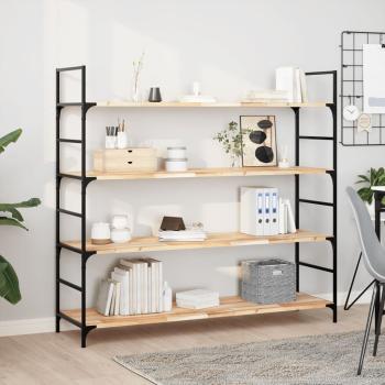 ARDEBO.de - Schweberegal 120x40x2 cm Massivholz Akazie Unbehandelt