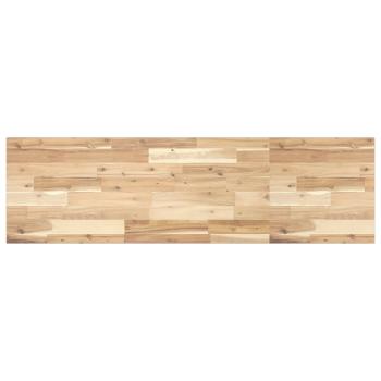 Schweberegal 120x40x2 cm Massivholz Akazie Unbehandelt