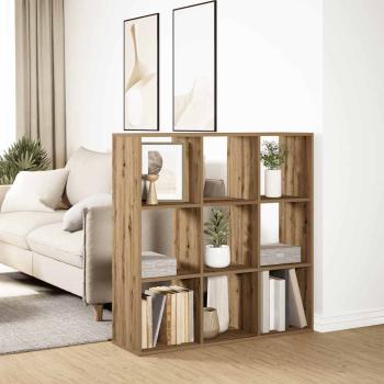 Raumteiler-B?cherregal Artisan-Eiche 102x29x103,5 cm
