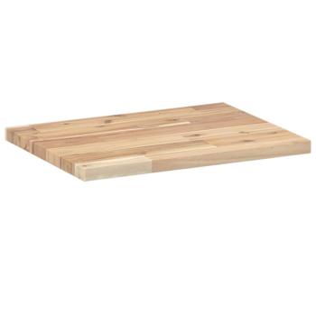 Schweberegale 2 Stk. 60x30x2 cm Massivholz Akazie Unbehandelt