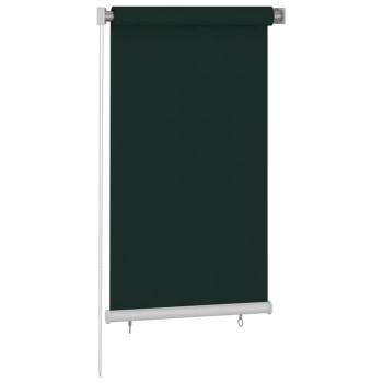 Außenrollo 85 (B)x140 (H) cm Dunkelgrün HDPE