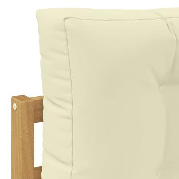 2 stk. Outdoor-Sofagarnitur Weiß