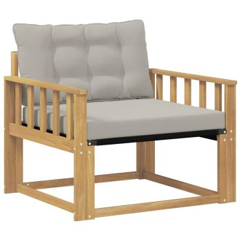 Outdoor-Sofagarnitur Massives Akazienholz und Textilene