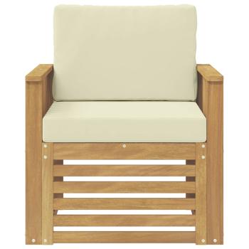 Outdoor-Sofagarnitur Polyester Weiß