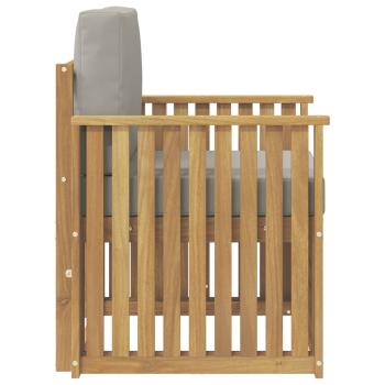 Outdoor-Sofagarnitur Polyester Weiß