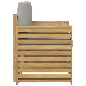 Outdoor-Sofagarnitur Polyester Weiß