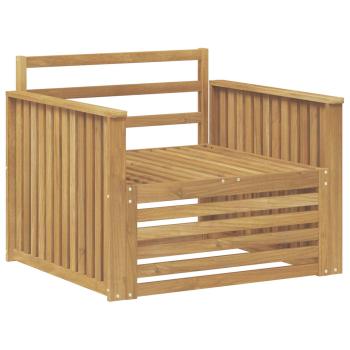 Outdoor-Sofa Massivholz Akazie Weiß