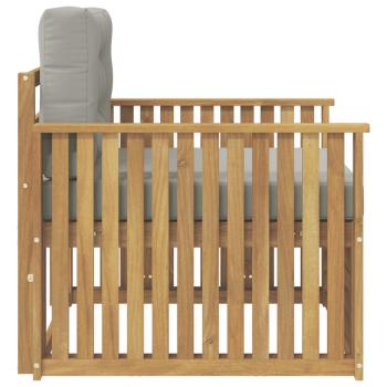 Outdoor-Sofa Polyester Weiß