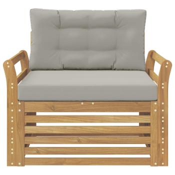 Outdoor-Sofa Polyester Weiß