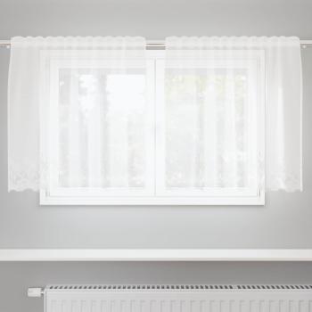 ARDEBO.de - Spitzenvorhang Weiß 80 x 150 cm Polyester