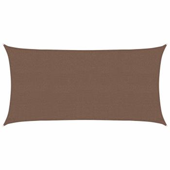 ARDEBO.de - Sonnensegel Braun 2,5 x 6 m HDPE