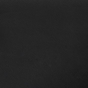 Taschenfederkernmatratze Mittel Schwarz 152x203x20 cm Kunstleder