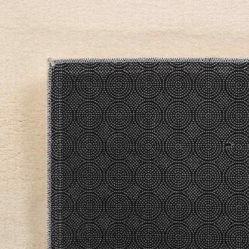 Shaggy-Teppich Beige 120x183 cm Polyester