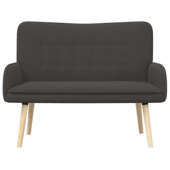 2-Sitzer Sofa Dunkelgrau 115 x 61 x 87 cm Bouclé