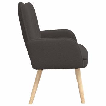 2-Sitzer Sofa Dunkelgrau 115 x 61 x 87 cm Bouclé