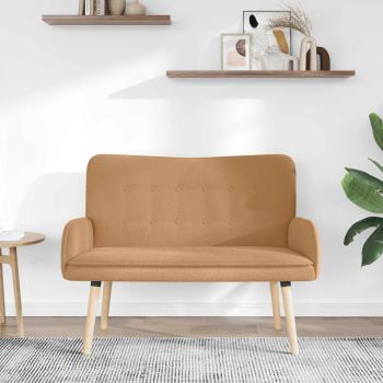 2-Sitzer Sofa Beige 115 x 61 x 87 cm Bouclé