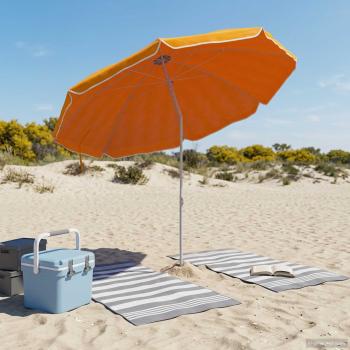 Gartensonnenschirm 160 cm 170T Polyester Orange