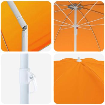 Gartensonnenschirm 160 cm 170T Polyester Orange
