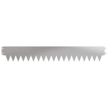 Rasenkante 10 stk. 103 x 15 cm Stahl Silber