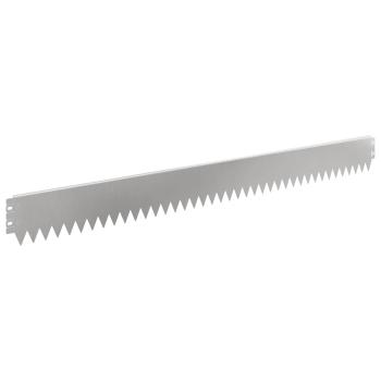 Rasenkante 20 stk. 103 x 10 cm Stahl Silber