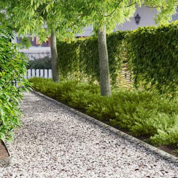 ARDEBO.de - Rasenkante 30 stk. 103 x 10 cm Stahl Silber