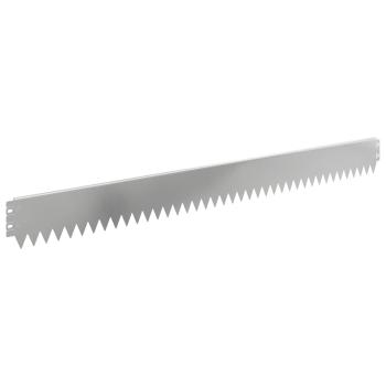 Rasenkante 30 stk. 103 x 10 cm Stahl Silber