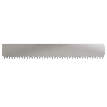 Rasenkante 10 stk. 103 x 15 cm Stahl Silber