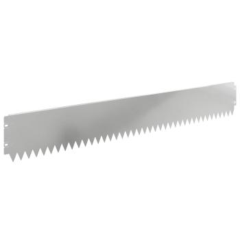 Rasenkante 20 stk. 103 x 15 cm Stahl Silber