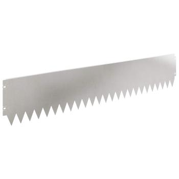 Rasenkante 10 stk. 103 x 20 cm Stahl Silber