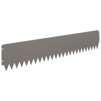 Rasenkante 20 stk. 103 x 20 cm Stahl Rostoptik