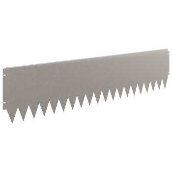 Rasenkante 20 stk. 103 x 25 cm Stahl Rostoptik