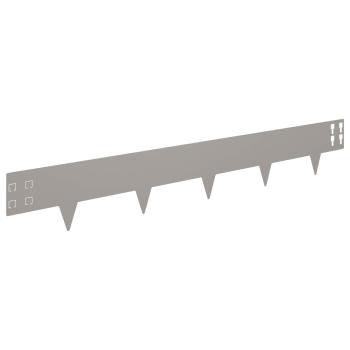 Raseneinfassung 30 stk. 100 x 15 cm Stahl Rostig