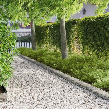 ARDEBO.de - Raseneinfassung 30 Stk. 103 x 20 cm Stahl Silber