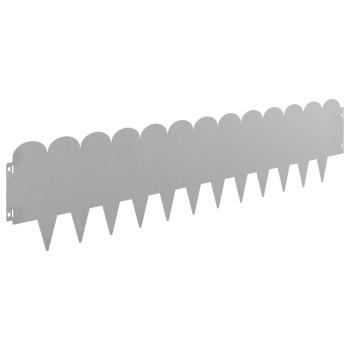 Raseneinfassung 10 Stk. 103 x 25 cm Stahl Rostig