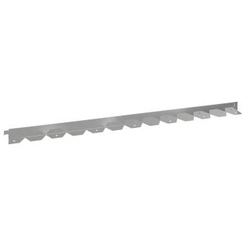 Raseneinfassung 50 stk. 102 x 4 x 4 cm Stahl Silber
