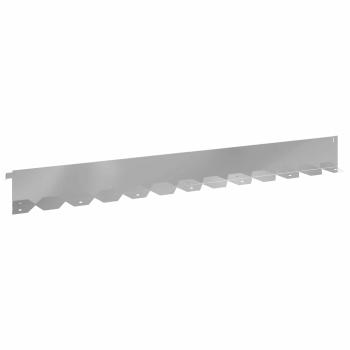 Raseneinfassung 30 stk. 102 x 10 x 4 cm Stahl Silber
