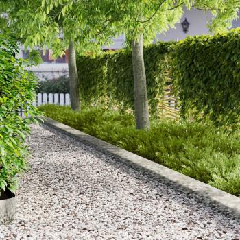 ARDEBO.de - Raseneinfassung 10 stk. 102 x 15 x 4 cm Stahl Silber
