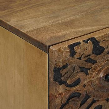 Sideboard 2 pcs Braun 60 x 33,5 x 75 cm Massivholz Mango