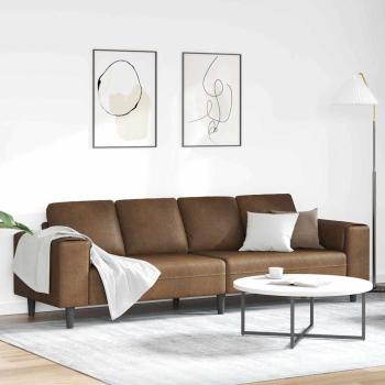 ARDEBO.de - Wohnzimmer Couch Braun 250 x 77 x 76 cm