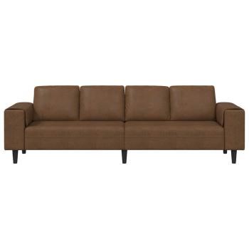 Wohnzimmer Couch Braun 250 x 77 x 76 cm