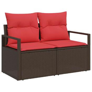 Sofa Set 5 stk. Poly-Rattan