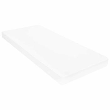 Tag-Bett mit Kopfteil Wachsbraun und Weiß 90 x 200 cm