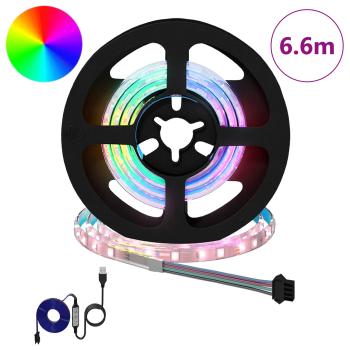 LED Streifen 12 Stk. Schwarz und Transparent