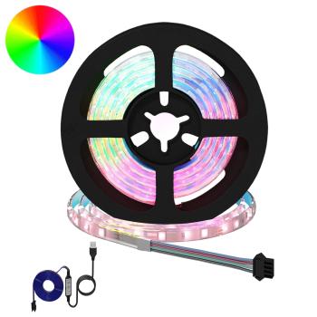 ARDEBO.de - LED Streifen 12 Stk. Schwarz und Transparent
